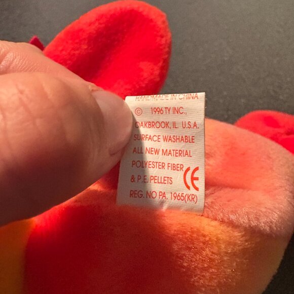 3/$12! Ty Beanie Baby - Strut the Rooster - MWMT! - Picture 3 of 6